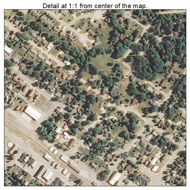Lena, Illinois aerial imagery detail