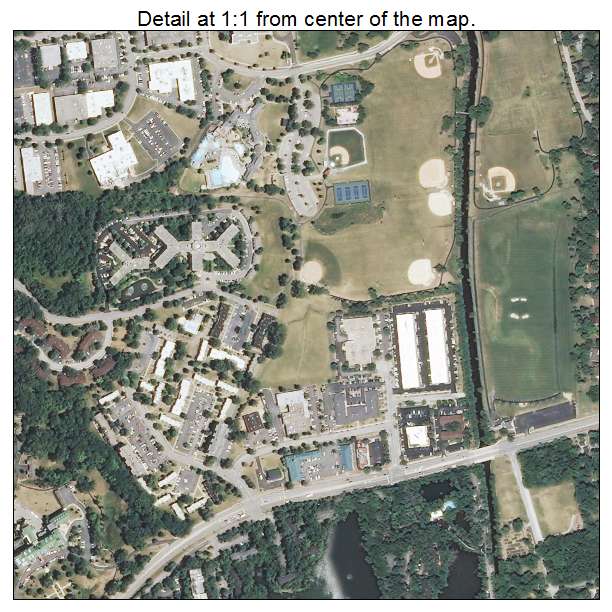 Lisle, Illinois aerial imagery detail