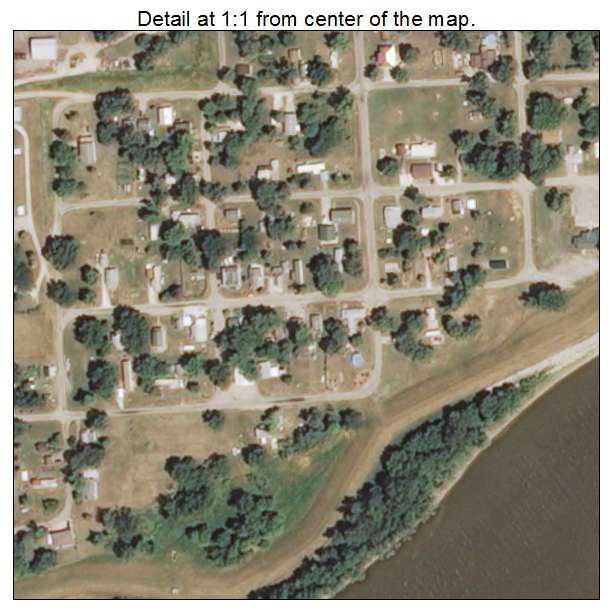 Liverpool, Illinois aerial imagery detail