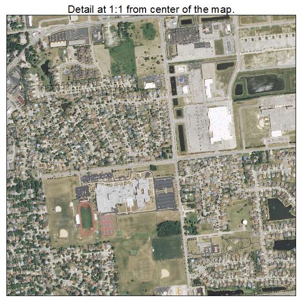 Lockport, Illinois aerial imagery detail