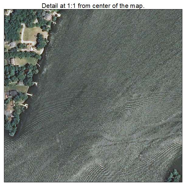 Long Lake, Illinois aerial imagery detail