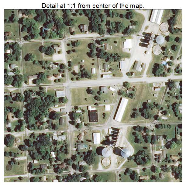 Long Point, Illinois aerial imagery detail