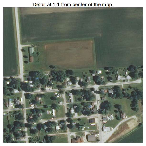 Longview, Illinois aerial imagery detail