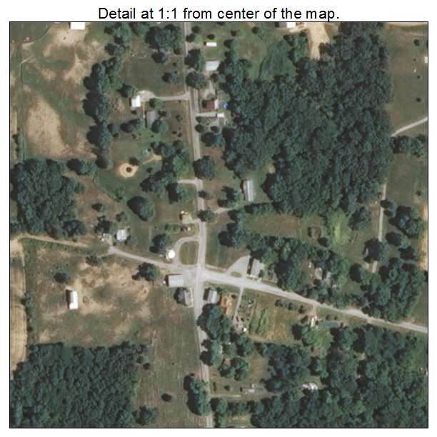 Macedonia, Illinois aerial imagery detail