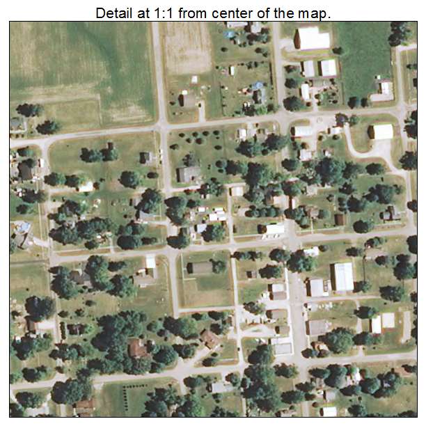 Magnolia, Illinois aerial imagery detail