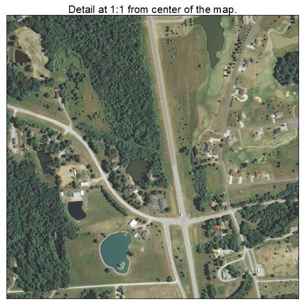 Makanda, Illinois aerial imagery detail