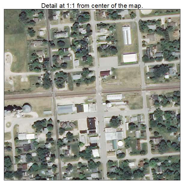 Malta, Illinois aerial imagery detail