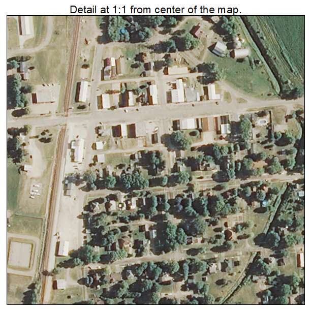 Manlius, Illinois aerial imagery detail