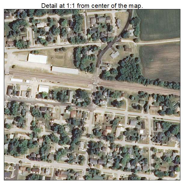 Maple Park, Illinois aerial imagery detail