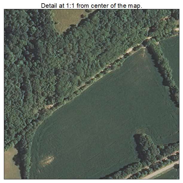 Mapleton, Illinois aerial imagery detail