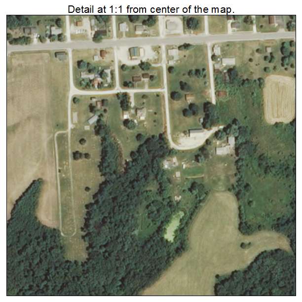 Marietta, Illinois aerial imagery detail