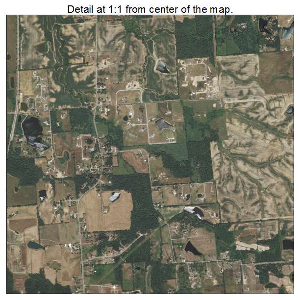 Marion, Illinois aerial imagery detail