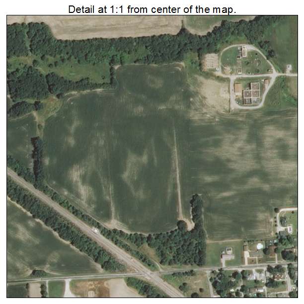 Marissa, Illinois aerial imagery detail