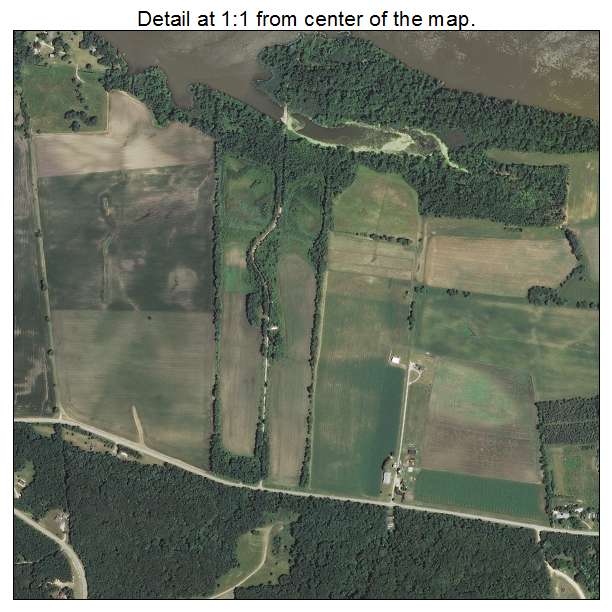 Marseilles, Illinois aerial imagery detail