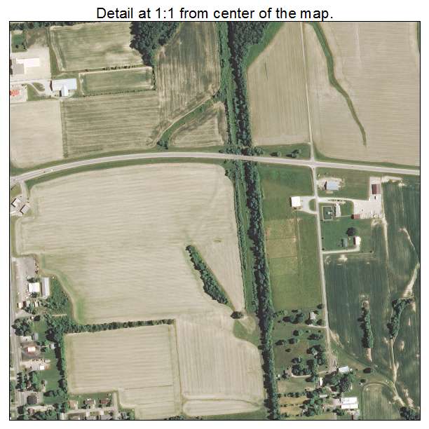 Marshall, Illinois aerial imagery detail