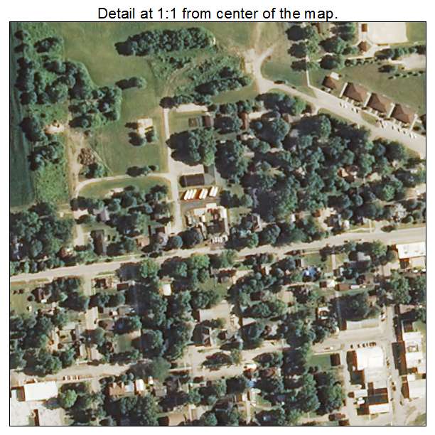 Mazon, Illinois aerial imagery detail