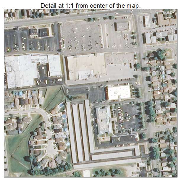 Merrionette Park, Illinois aerial imagery detail