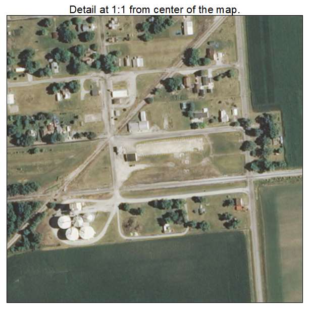 Metcalf, Illinois aerial imagery detail