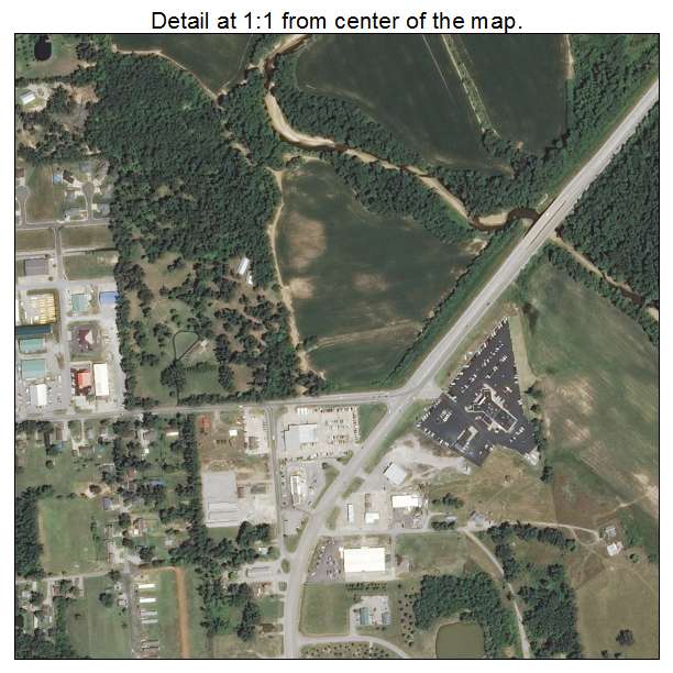 Metropolis, Illinois aerial imagery detail