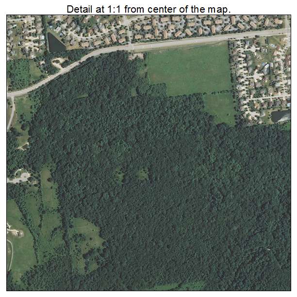 Mokena, Illinois aerial imagery detail