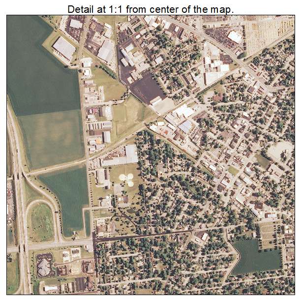 Morton, Illinois aerial imagery detail