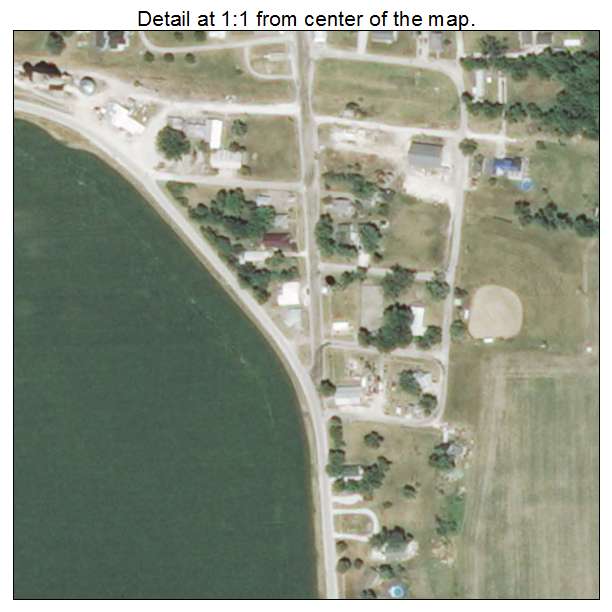 Mound Station, Illinois aerial imagery detail