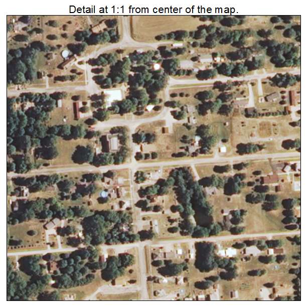 Mount Auburn, Illinois aerial imagery detail