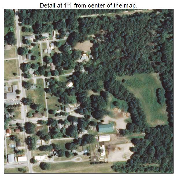 Muncie, Illinois aerial imagery detail