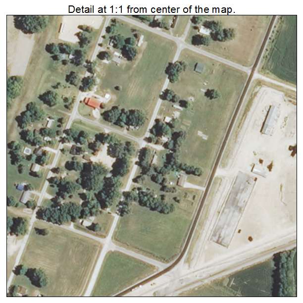 Naples, Illinois aerial imagery detail