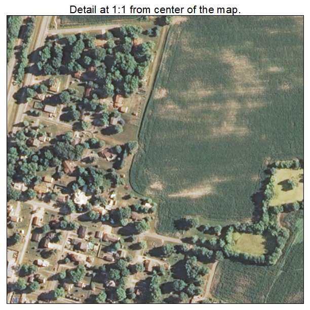 Neoga, Illinois aerial imagery detail