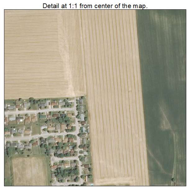New Baden, Illinois aerial imagery detail