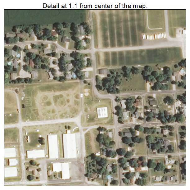 New Berlin, Illinois aerial imagery detail