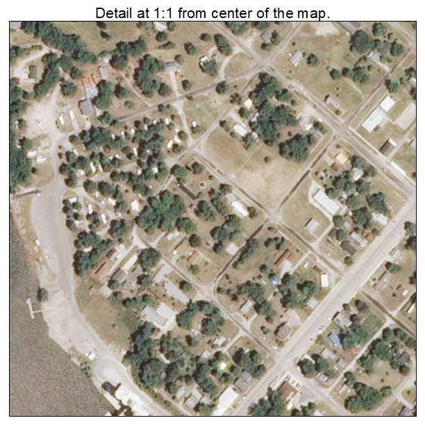 New Boston, Illinois aerial imagery detail