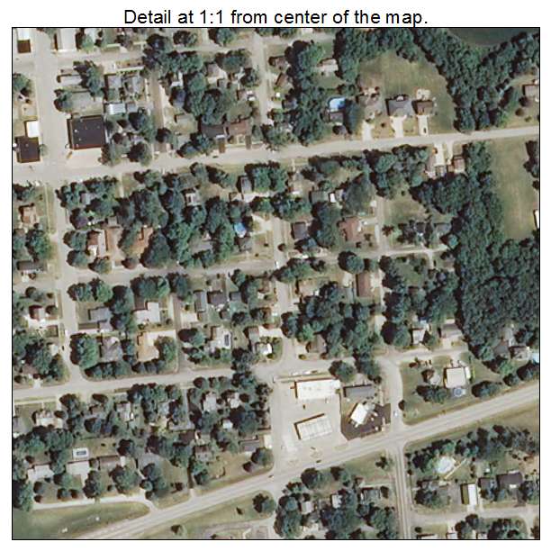 Newark, Illinois aerial imagery detail