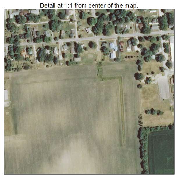 Newman, Illinois aerial imagery detail