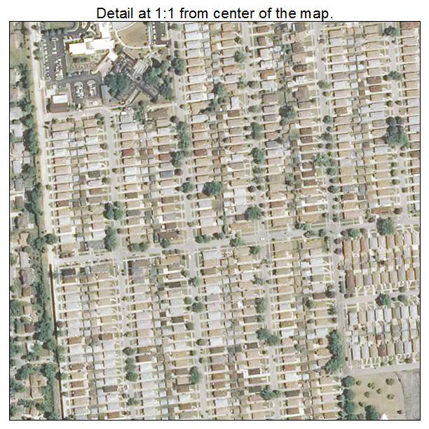 Norridge, Illinois aerial imagery detail