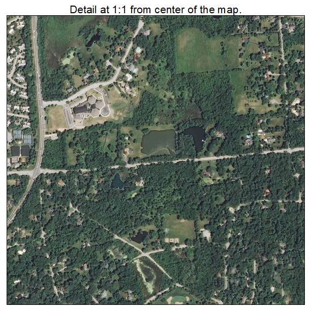 North Barrington, Illinois aerial imagery detail