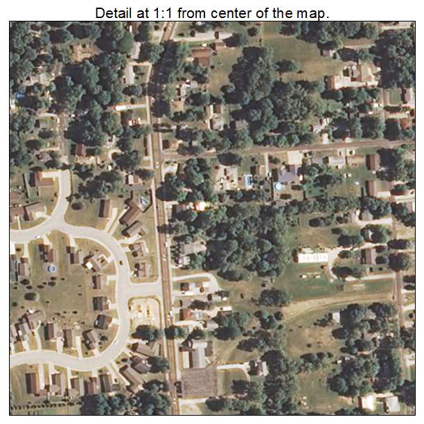 North Pekin, Illinois aerial imagery detail