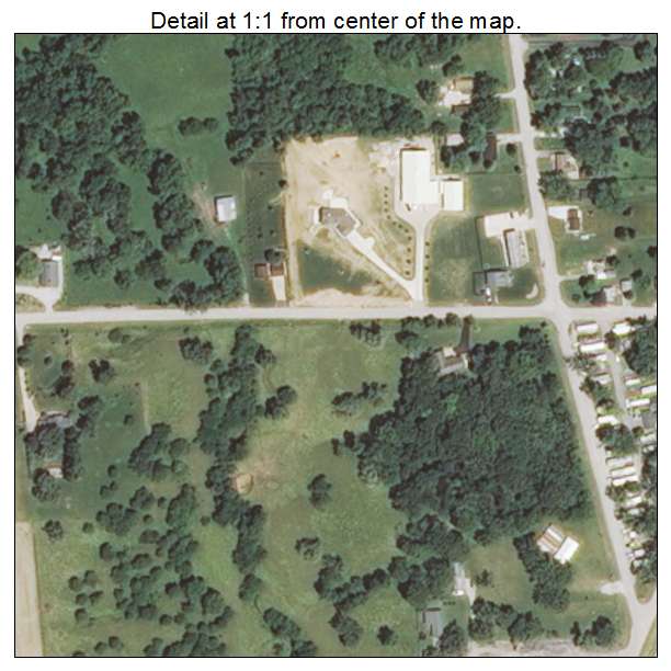 Oak Grove, Illinois aerial imagery detail