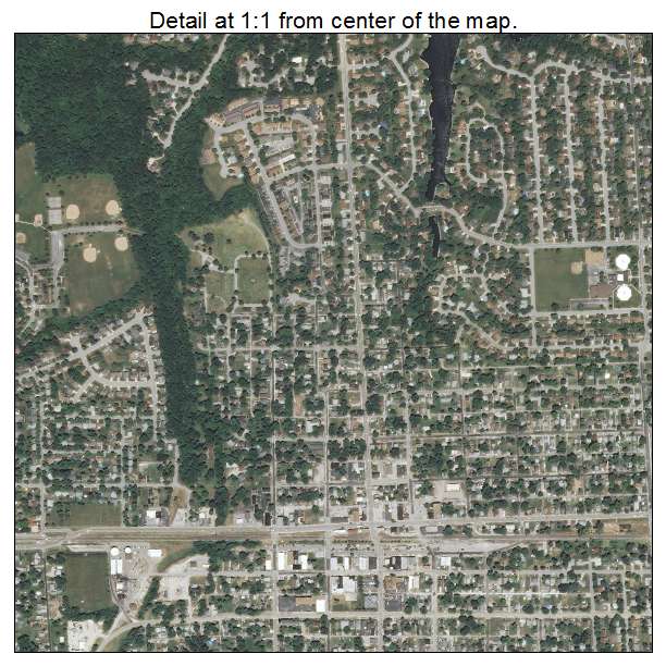 OFallon, Illinois aerial imagery detail