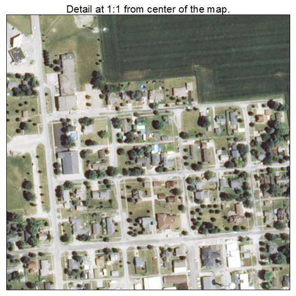 Ogden, Illinois aerial imagery detail