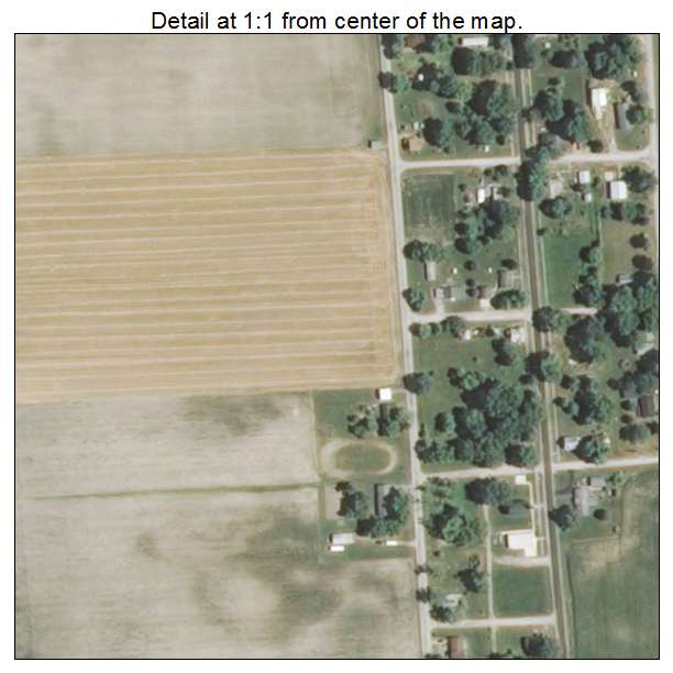 Old Ripley, Illinois aerial imagery detail