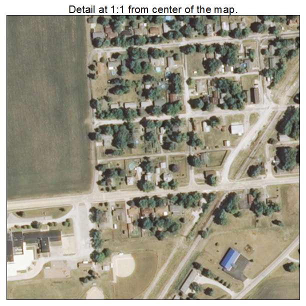 Oreana, Illinois aerial imagery detail