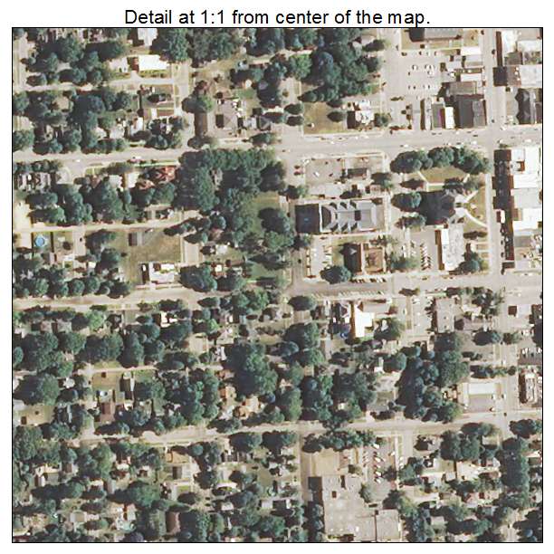 Oregon, Illinois aerial imagery detail
