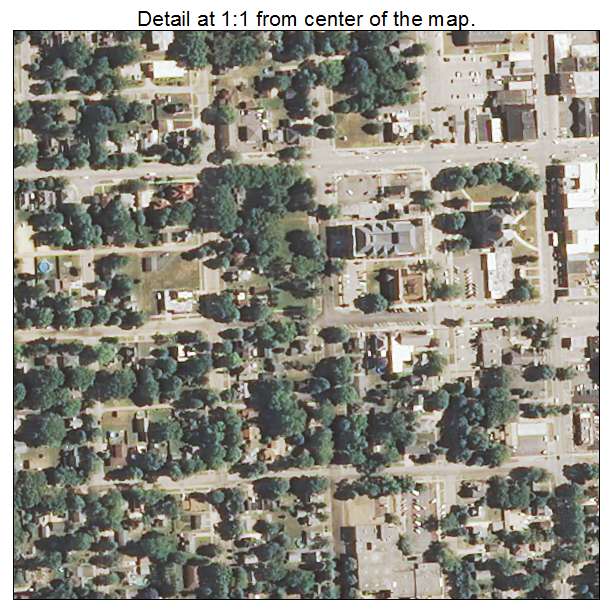 Oregon, Illinois aerial imagery detail