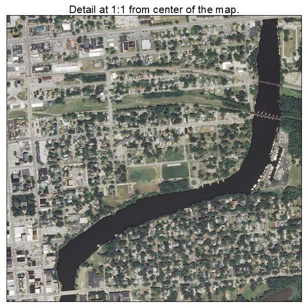 Ottawa, Illinois aerial imagery detail