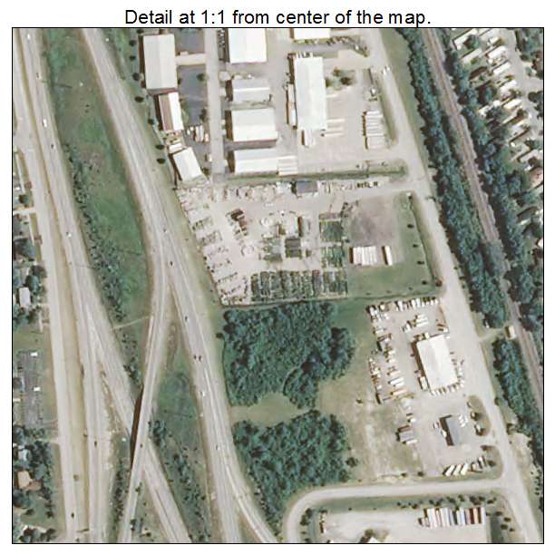 Park City, Illinois aerial imagery detail
