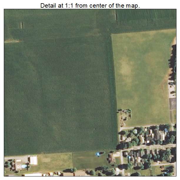 Pawnee, Illinois aerial imagery detail