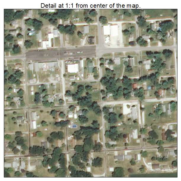 Perry, Illinois aerial imagery detail
