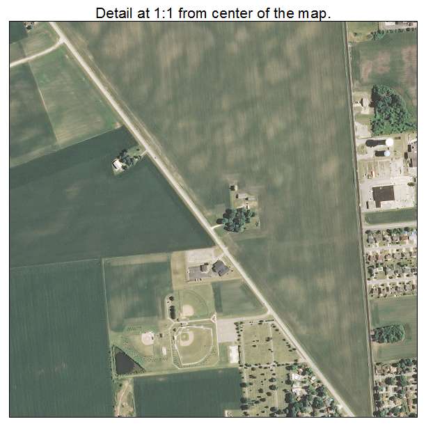 Peru, Illinois aerial imagery detail